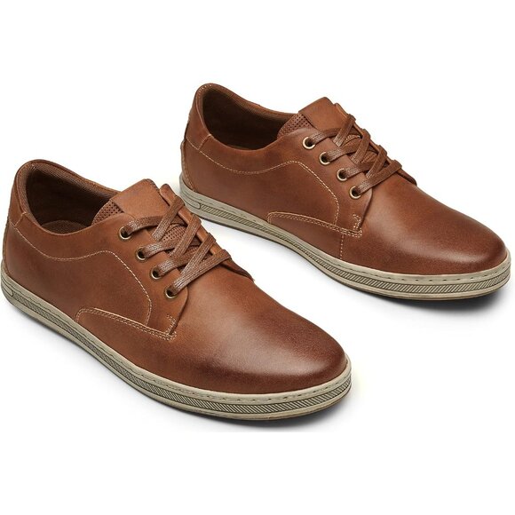 JOUSEN Men's Amy5100aca-redbrown Fashion Classic Retro Synthetic Casual Sneaker - Picture 2 of 7